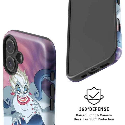 Disney Villains Ursula Ariel and Flounder iPhone 16 Plus Magsafe Impact Case