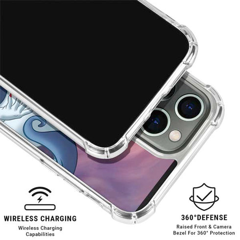 Disney Villains Ursula Ariel and Flounder iPhone 16 Pro Clear Case