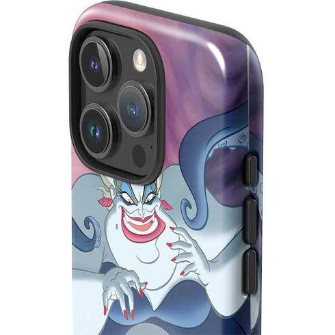 Disney Villains Ursula Ariel and Flounder iPhone 16 Pro Impact Case