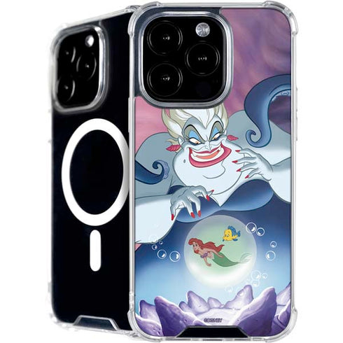 Disney Villains Ursula Ariel and Flounder iPhone 16 Pro Max MagSafe Case