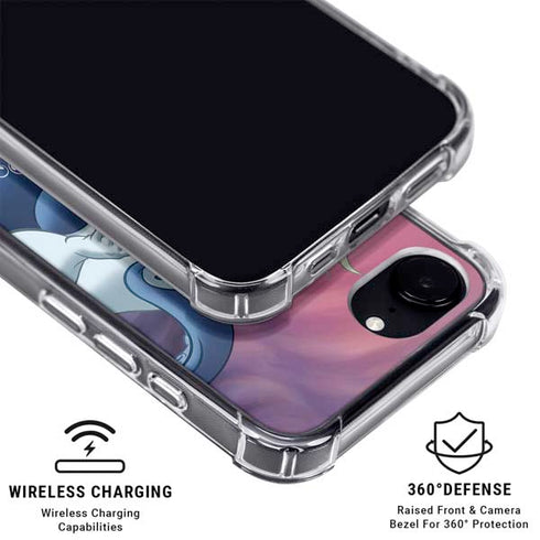 Disney Villains Ursula Ariel and Flounder iPhone 16e MagSafe Case