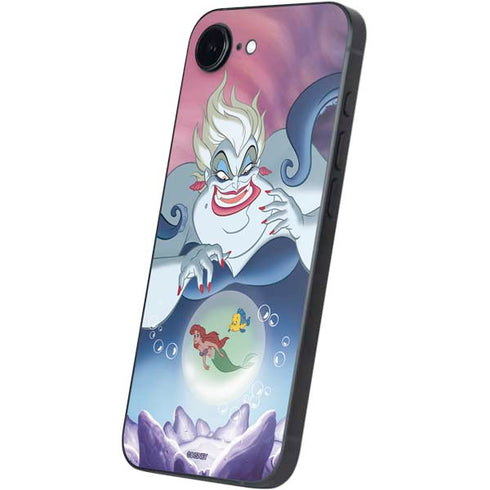 Disney Villains Ursula Ariel and Flounder iPhone 16e Skin