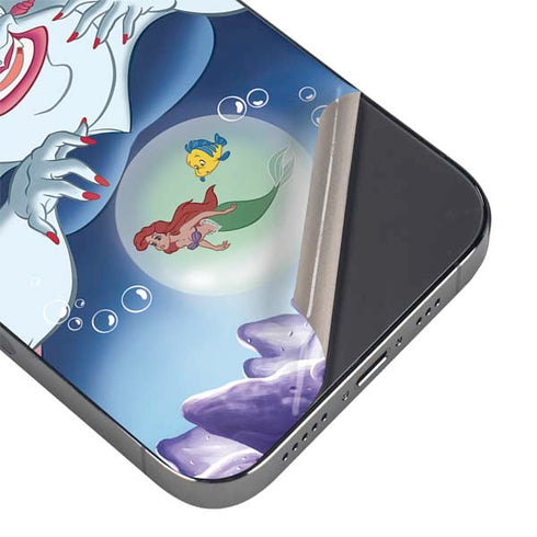 Disney Villains Ursula Ariel and Flounder iPhone 16e Skin