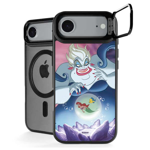 Disney Villains Ursula Ariel and Flounder iPhone 17 Air Kickstand Case
