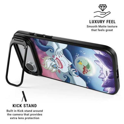 Disney Villains Ursula Ariel and Flounder iPhone 17 Air Kickstand Case