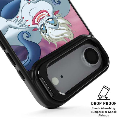 Disney Villains Ursula Ariel and Flounder iPhone 17 Air Kickstand Case