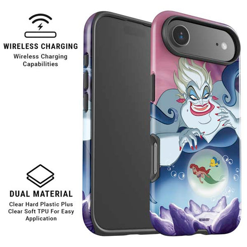 Disney Villains Ursula Ariel and Flounder iPhone 17 Air Magsafe Impact Case