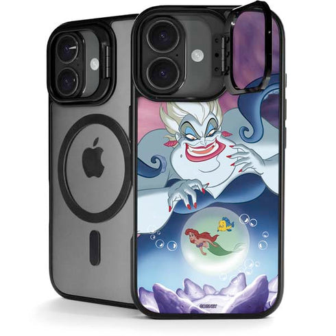 Disney Villains Ursula Ariel and Flounder iPhone 17 Kickstand Case