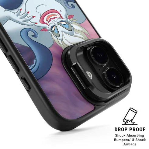 Disney Villains Ursula Ariel and Flounder iPhone 17 Kickstand Case