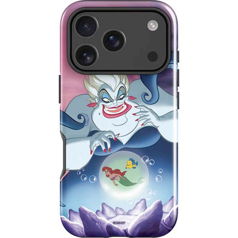 Disney Villains Ursula Ariel and Flounder iPhone 17 Pro Impact Case