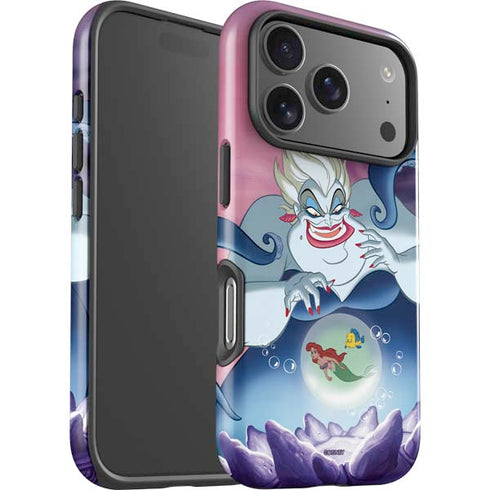 Disney Villains Ursula Ariel and Flounder iPhone 17 Pro Impact Case