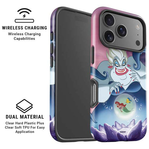 Disney Villains Ursula Ariel and Flounder iPhone 17 Pro Magsafe Impact Case