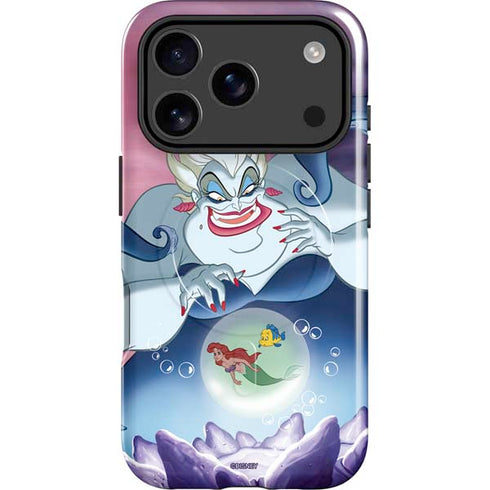 Disney Villains Ursula Ariel and Flounder iPhone 17 Pro Max Magsafe Impact Case