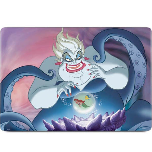 Disney Villains Ursula Ariel and Flounder MacBook Skins