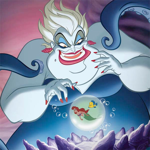 Disney Villains Ursula Ariel and Flounder MacBook Skins