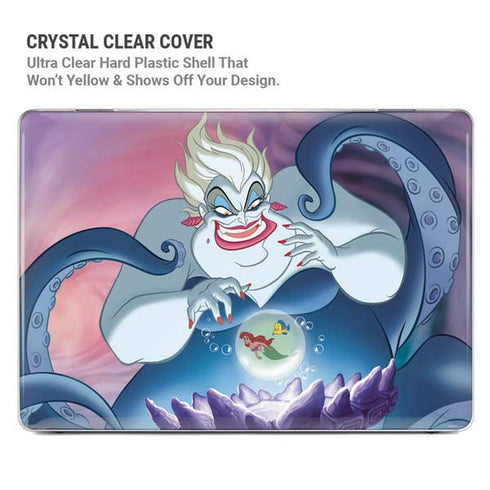 Disney Villains Ursula Ariel and Flounder MacBook Cases