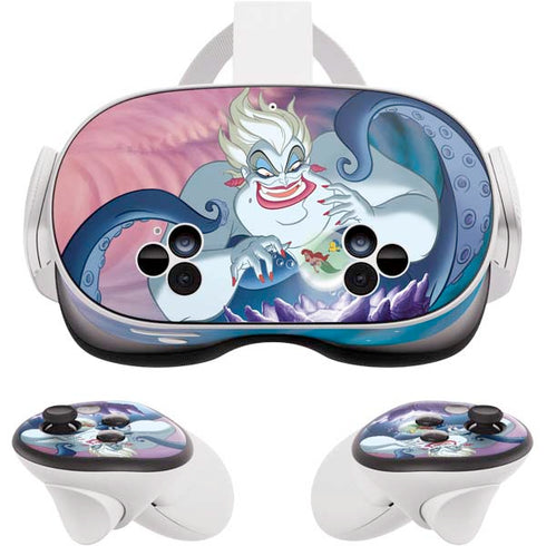 Disney Villains Ursula Ariel and Flounder Meta Quest 3S Skin
