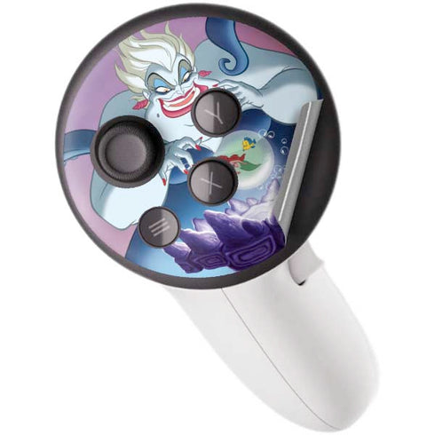 Disney Villains Ursula Ariel and Flounder Meta Quest 3S Skin