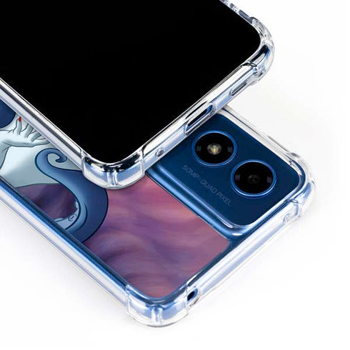 Disney Villains Ursula Ariel and Flounder Moto G 5G (2024) Clear Case