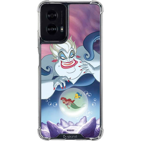 Disney Villains Ursula Ariel and Flounder Moto G Power 5G (2024) Clear Case