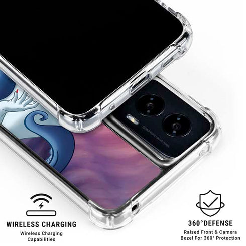 Disney Villains Ursula Ariel and Flounder Moto G Power 5G (2024) Clear Case
