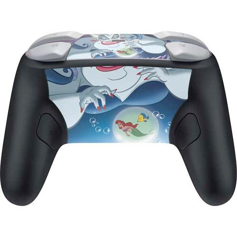 Disney Villains Ursula Ariel and Flounder Nintendo Switch 2 (2025) Pro Controller Skin