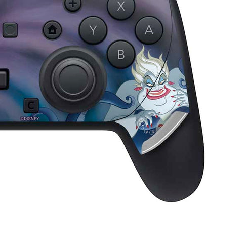 Disney Villains Ursula Ariel and Flounder Nintendo Switch 2 (2025) Pro Controller Skin
