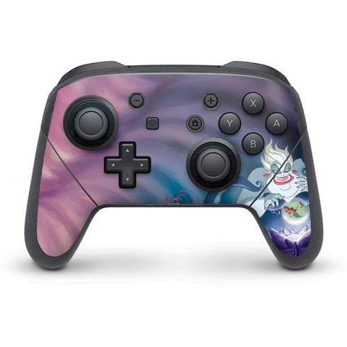 Disney Villains Ursula Ariel and Flounder Nintendo Skins