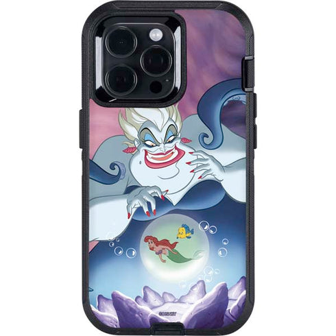 Disney Villains Ursula Ariel and Flounder Otterbox Defender iPhone Skin