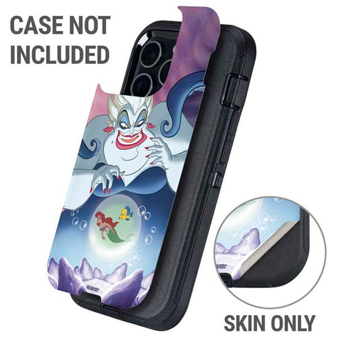 Disney Villains Ursula Ariel and Flounder Otterbox Defender iPhone Skin