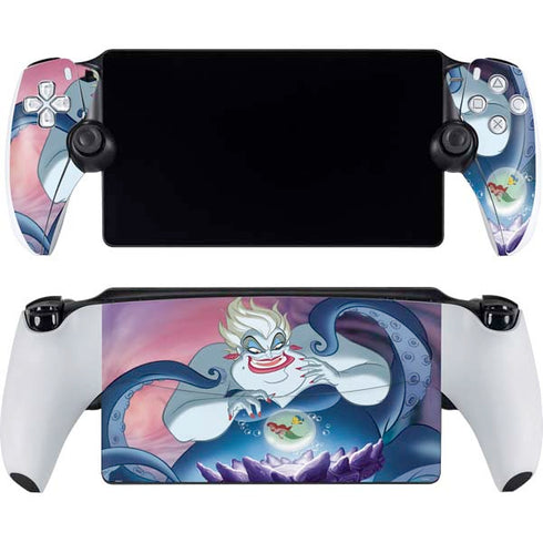 Disney Villains Ursula Ariel and Flounder PlayStation Portal Remote Player Skin