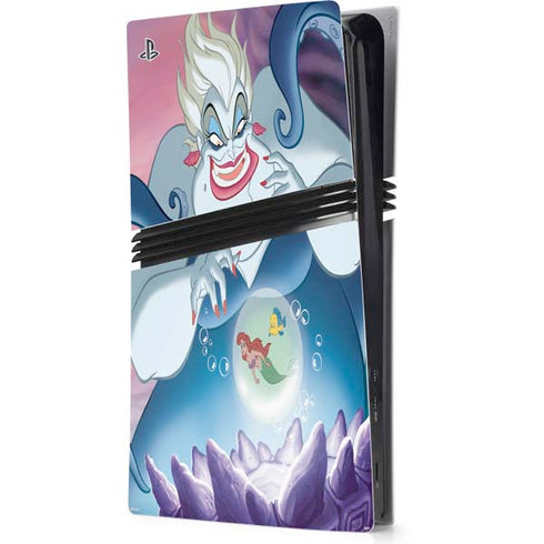 Disney Villains Ursula Ariel and Flounder PlayStation PS5 Skins