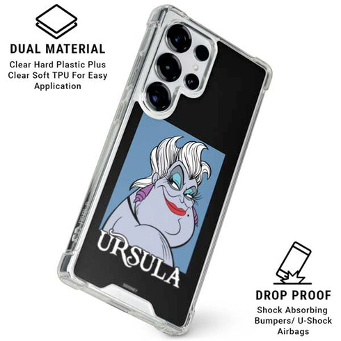 Disney Villains Ursula Galaxy S26 Ultra Clear Case