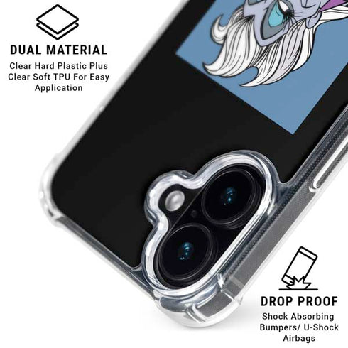 Disney Villains Ursula iPhone 16 Clear Case