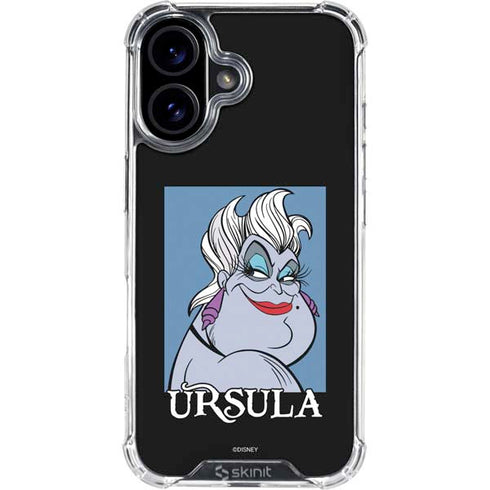 Disney Villains Ursula iPhone 16 Plus Clear Case