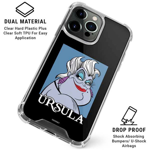Disney Villains Ursula iPhone 16 Pro Clear Case