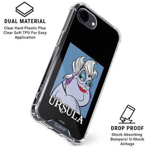 Disney Villains Ursula iPhone 16e Clear Case