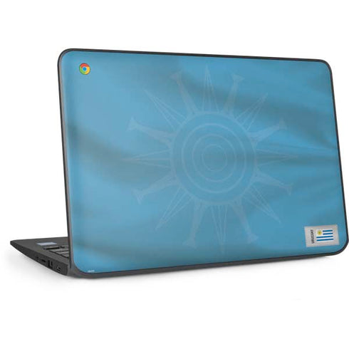 Uruguay Soccer Flag HP Chromebook Skin