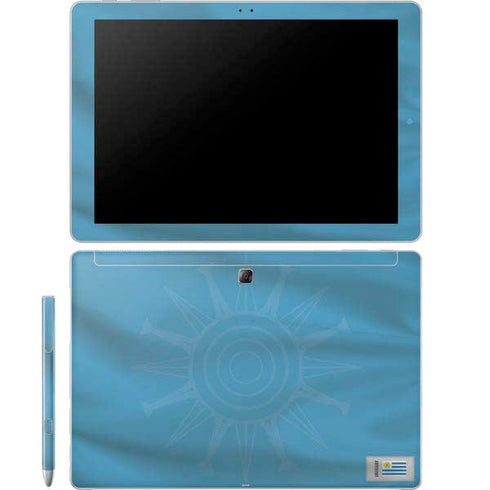 Uruguay Soccer Flag Galaxy Book 12in Skin