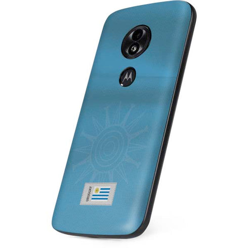 Uruguay Soccer Flag Moto E5 Play Skin