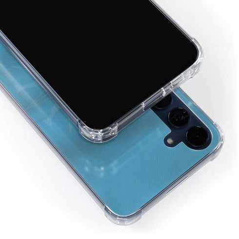 Uruguay Soccer Flag Galaxy A55 5G Clear Case
