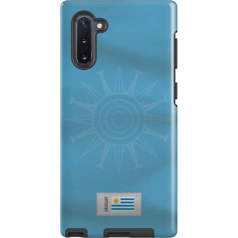 Uruguay Soccer Flag Galaxy Cases