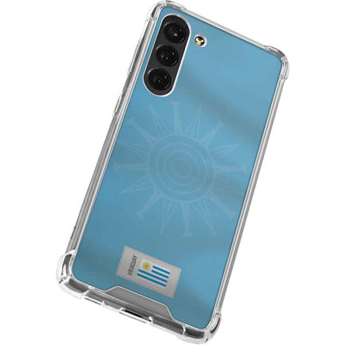 Uruguay Soccer Flag Galaxy S24 FE Clear Case