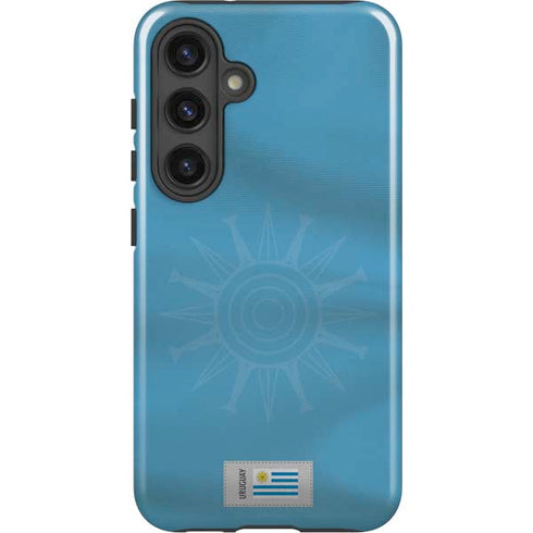 Uruguay Soccer Flag Galaxy S25 Plus Impact Case