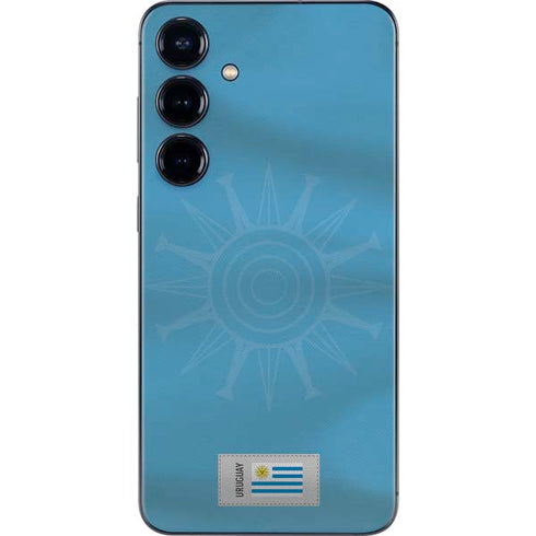 Uruguay Soccer Flag Galaxy S25 Skin