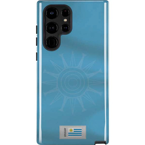 Uruguay Soccer Flag Galaxy Cases