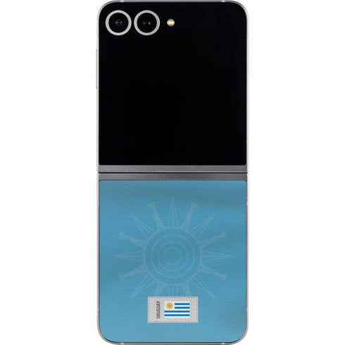 Uruguay Soccer Flag Galaxy Z Flip6 Skin