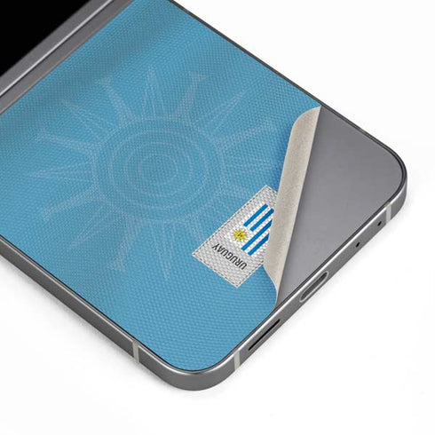 Uruguay Soccer Flag Galaxy Z Flip6 Skin