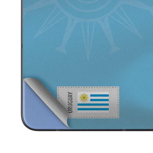 Uruguay Soccer Flag Galaxy Z Fold5 5G Skin