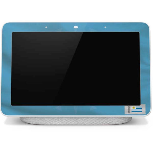 Uruguay Soccer Flag Google Home Hub Skin